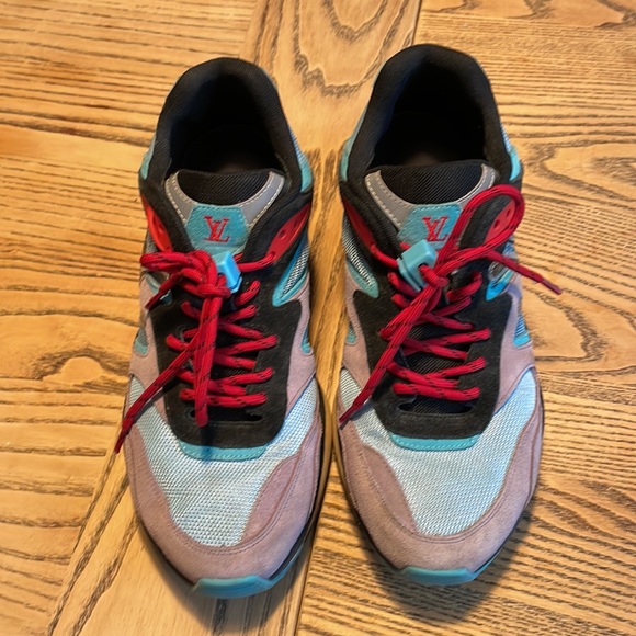 Louis Vuitton X Virgil Abloh Trail Sneakers in Violet - Picture 2 of 9